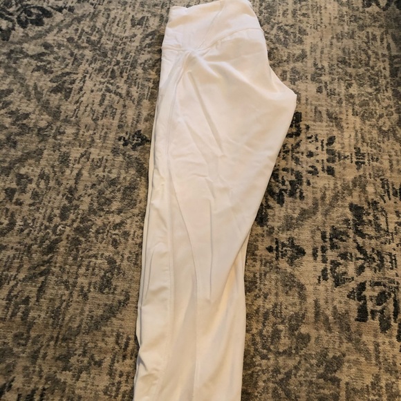 White Lululemon Leggings - Picture 1 of 3